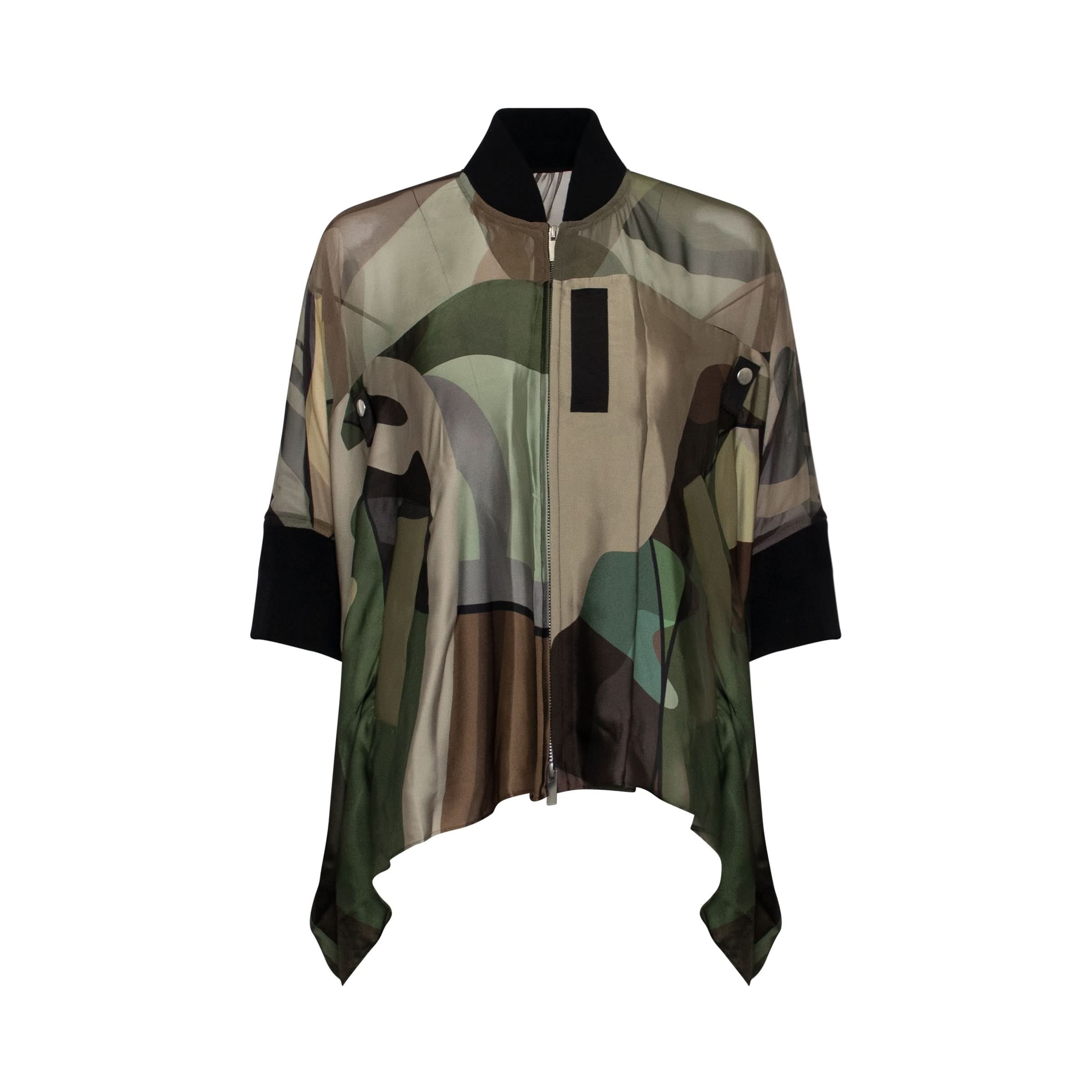 Kaws Print Blouson in Camouflage