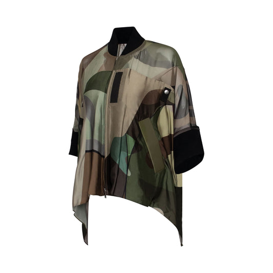 Kaws Print Blouson in Camouflage