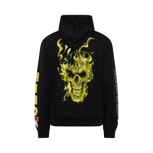 Skull Hoodie in Black