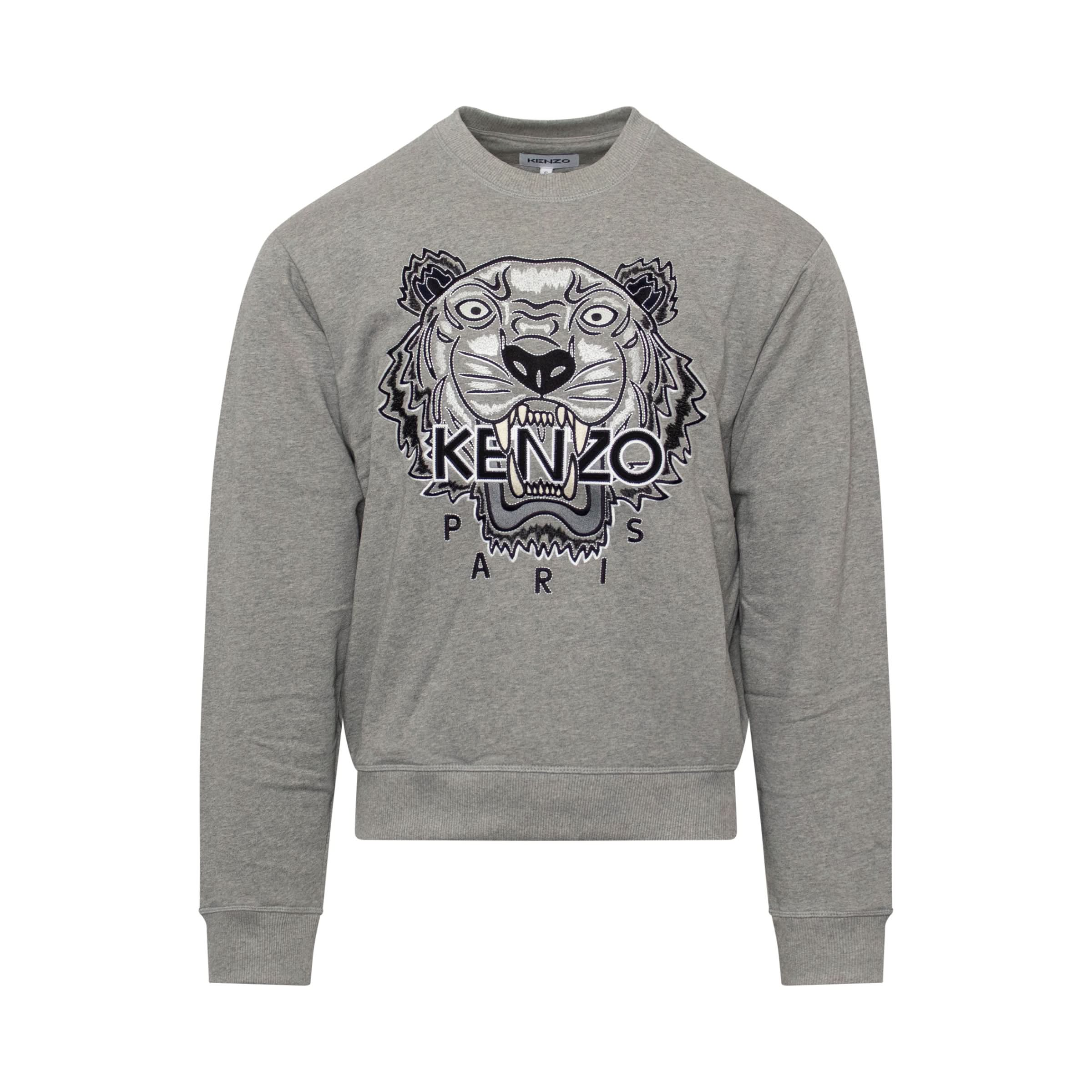 Classic Tiger Sweatshirt in Pearl Grey