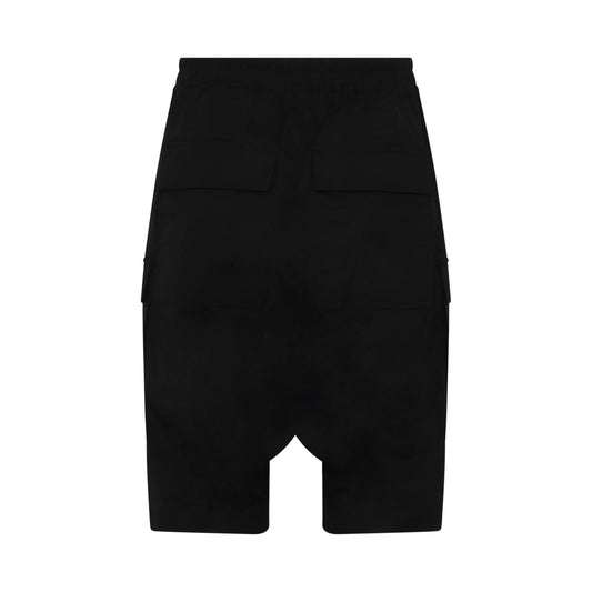 Classic Cargo Pods Shorts in Black