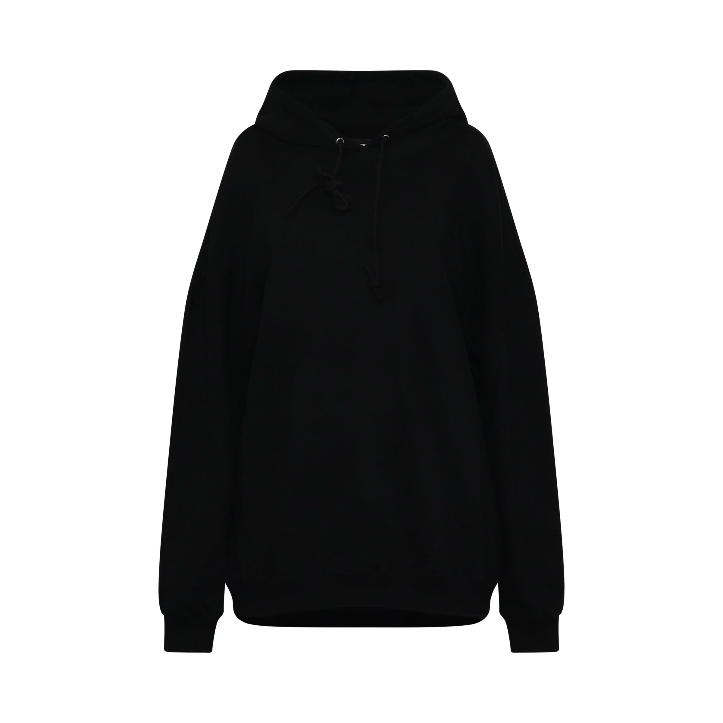 We11done Back Logo Hoodie in Black