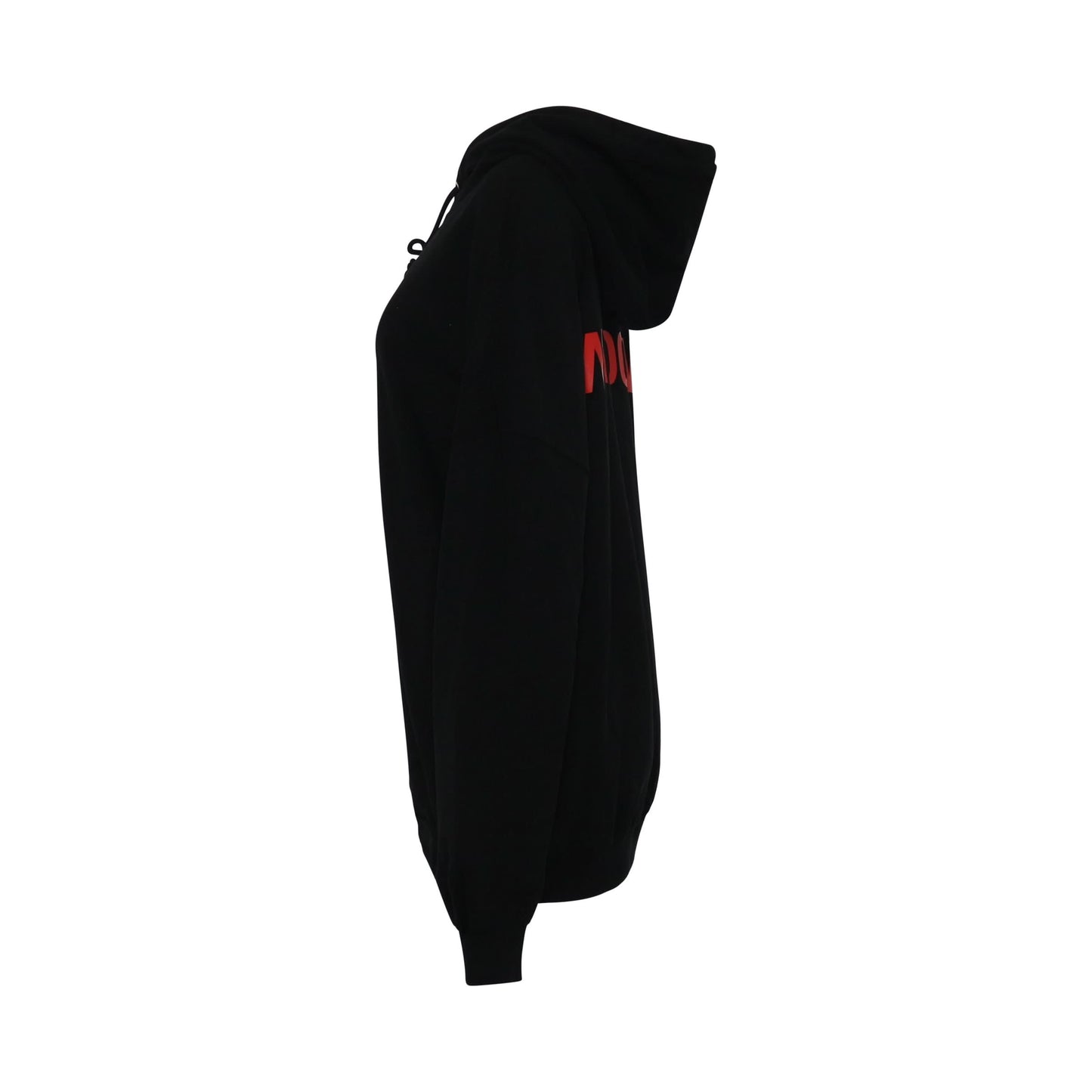 We11done Back Logo Hoodie in Black