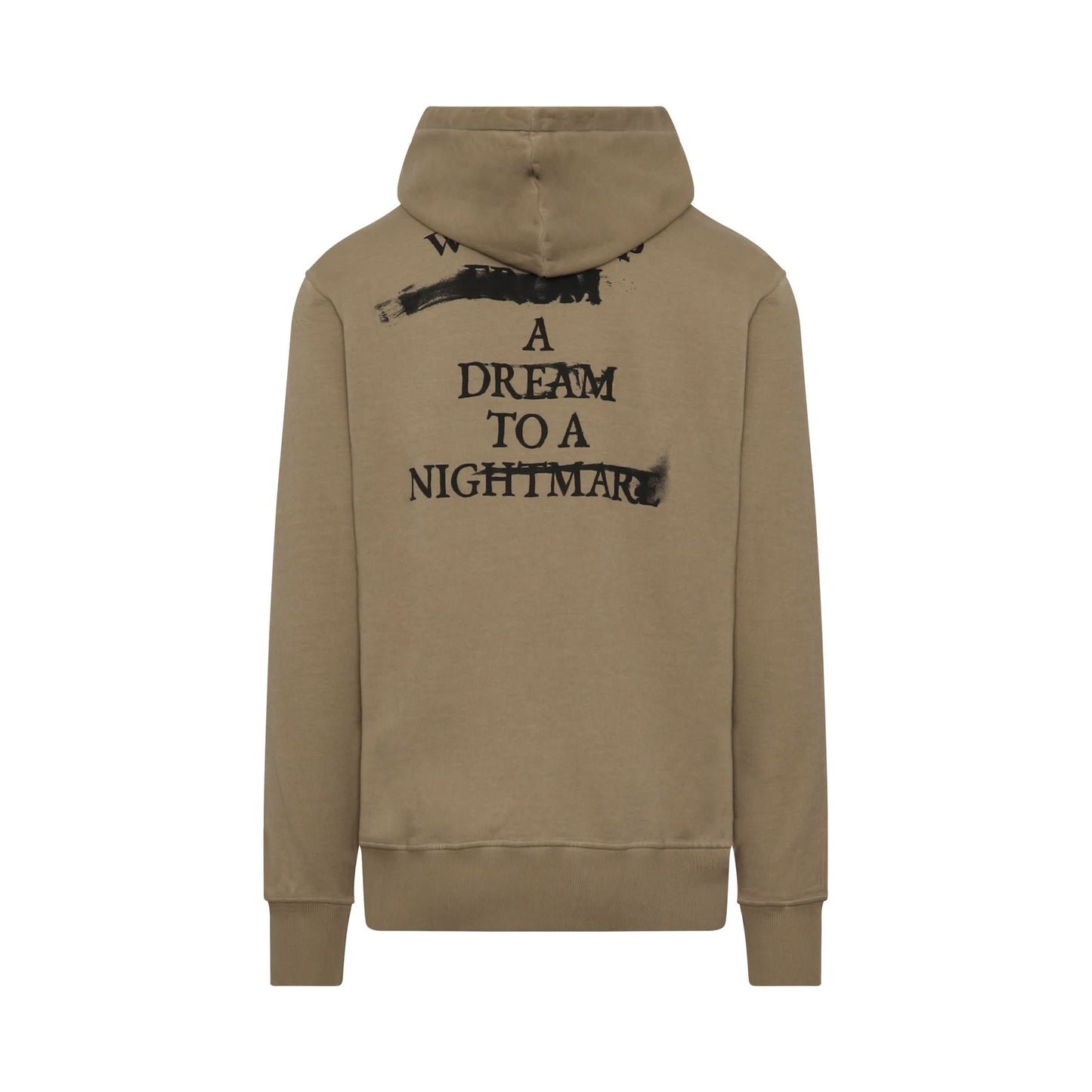 Nightmare Logo Hoodie in Tan