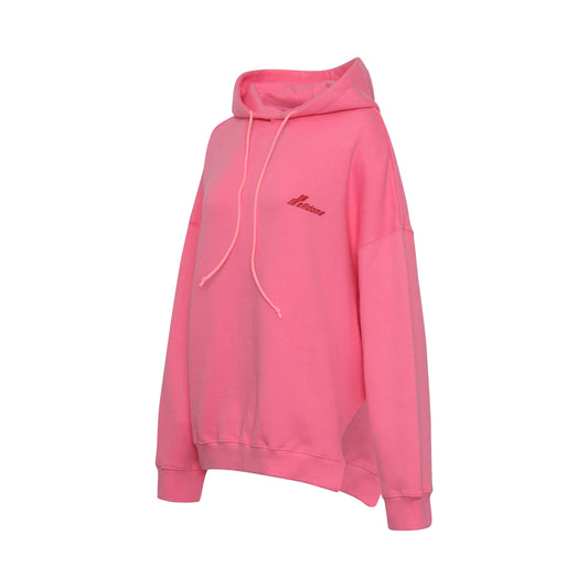 Cutout Logo Hoodie in Pink