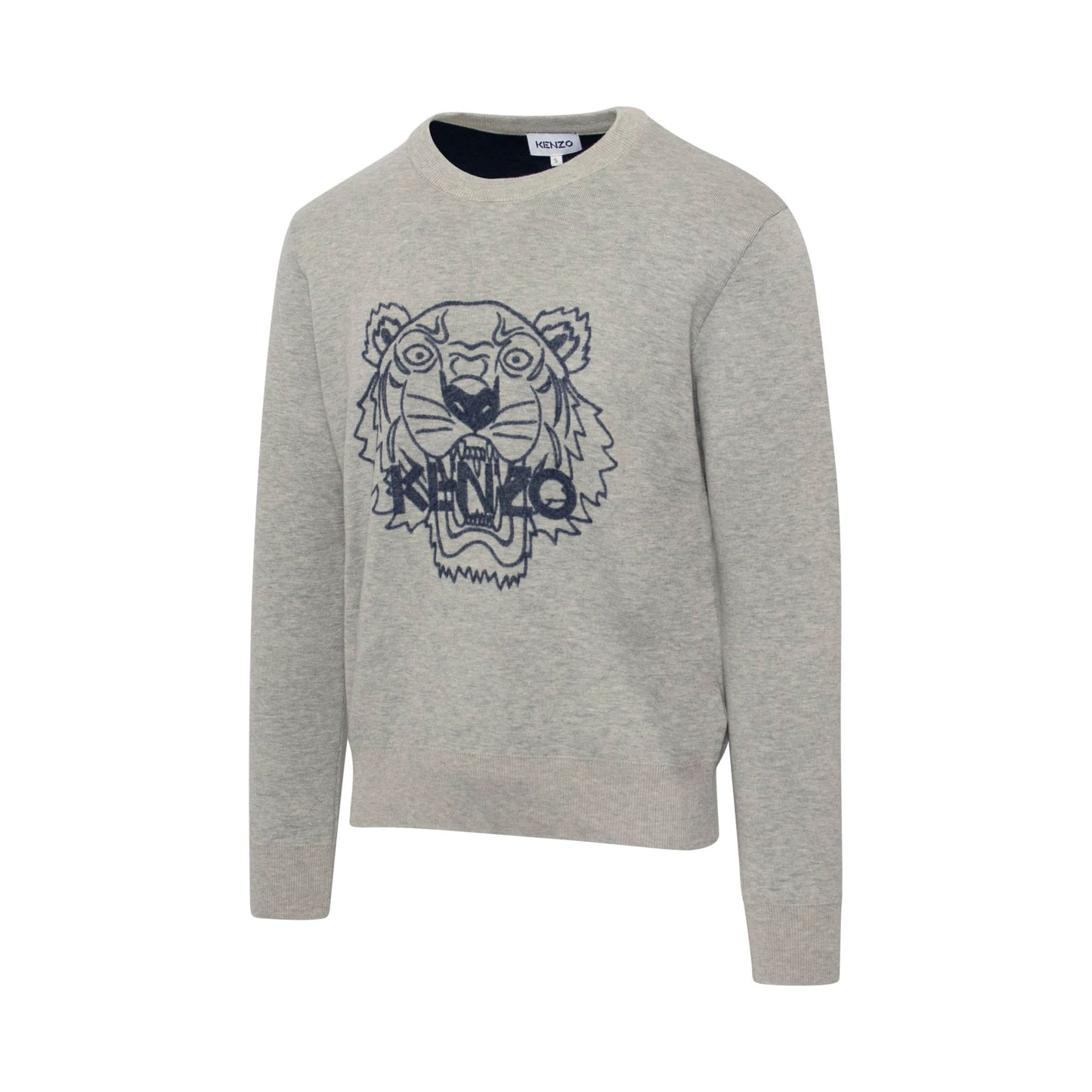 Classic Tiger Jumper in Pearl Grey