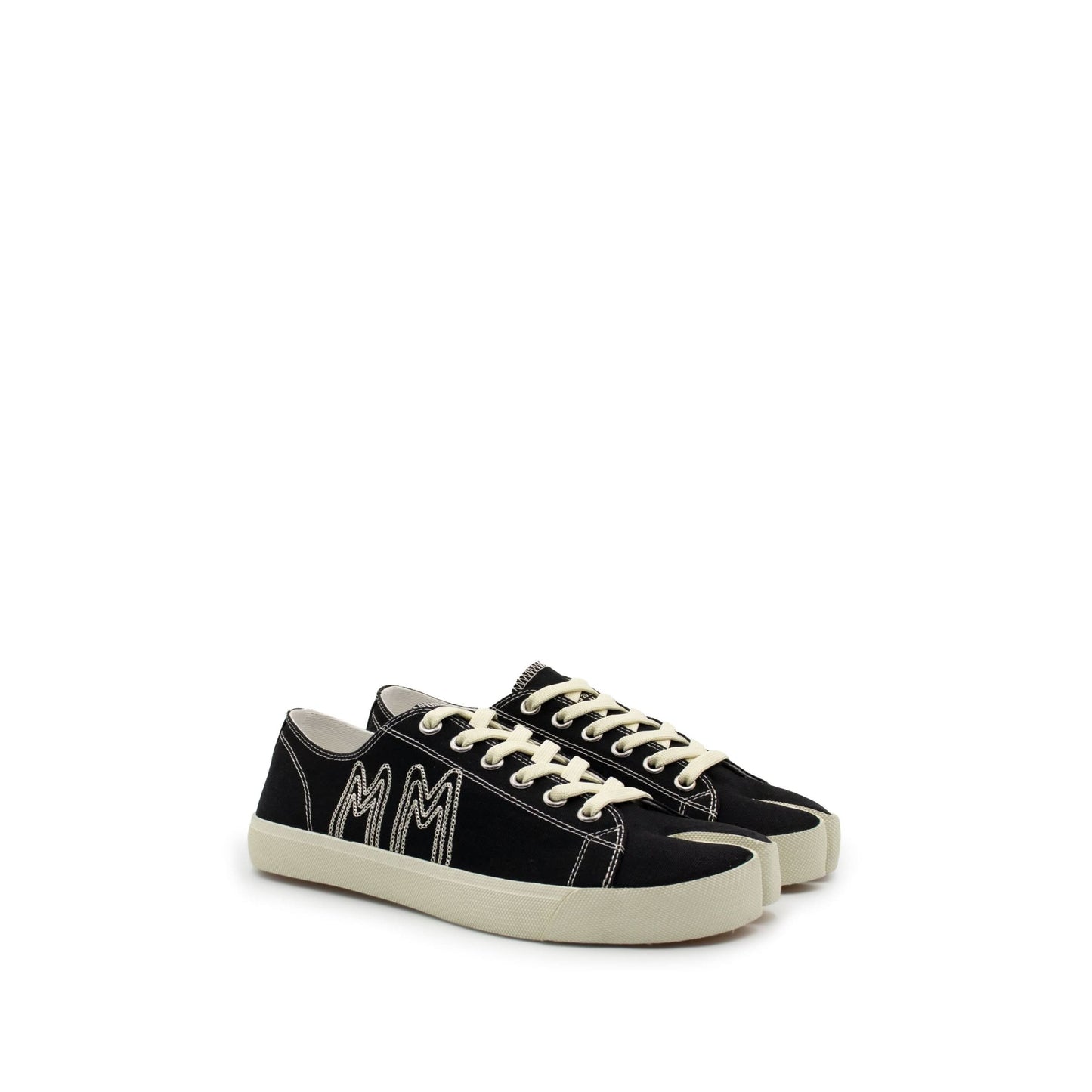 Tabi Embroidered Logo Sneaker in Black