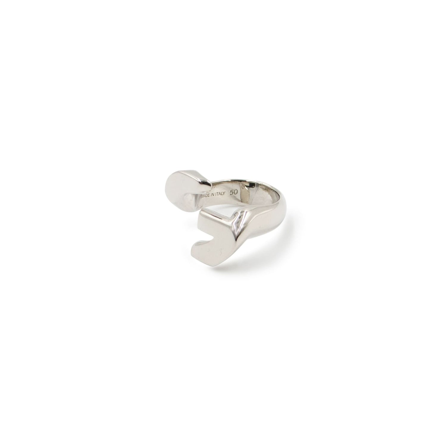 G Chain Silver Open Ring in Silver