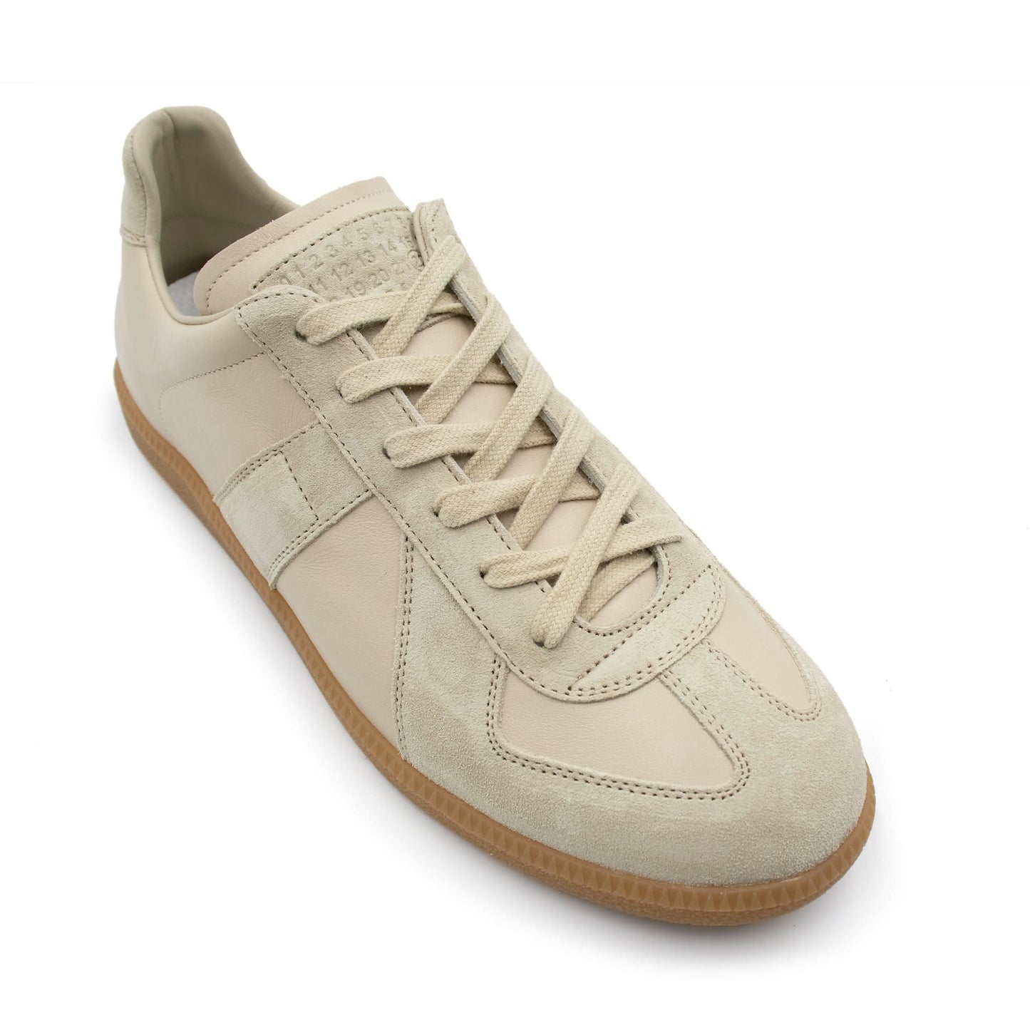 Replica Leather Sneaker Beige