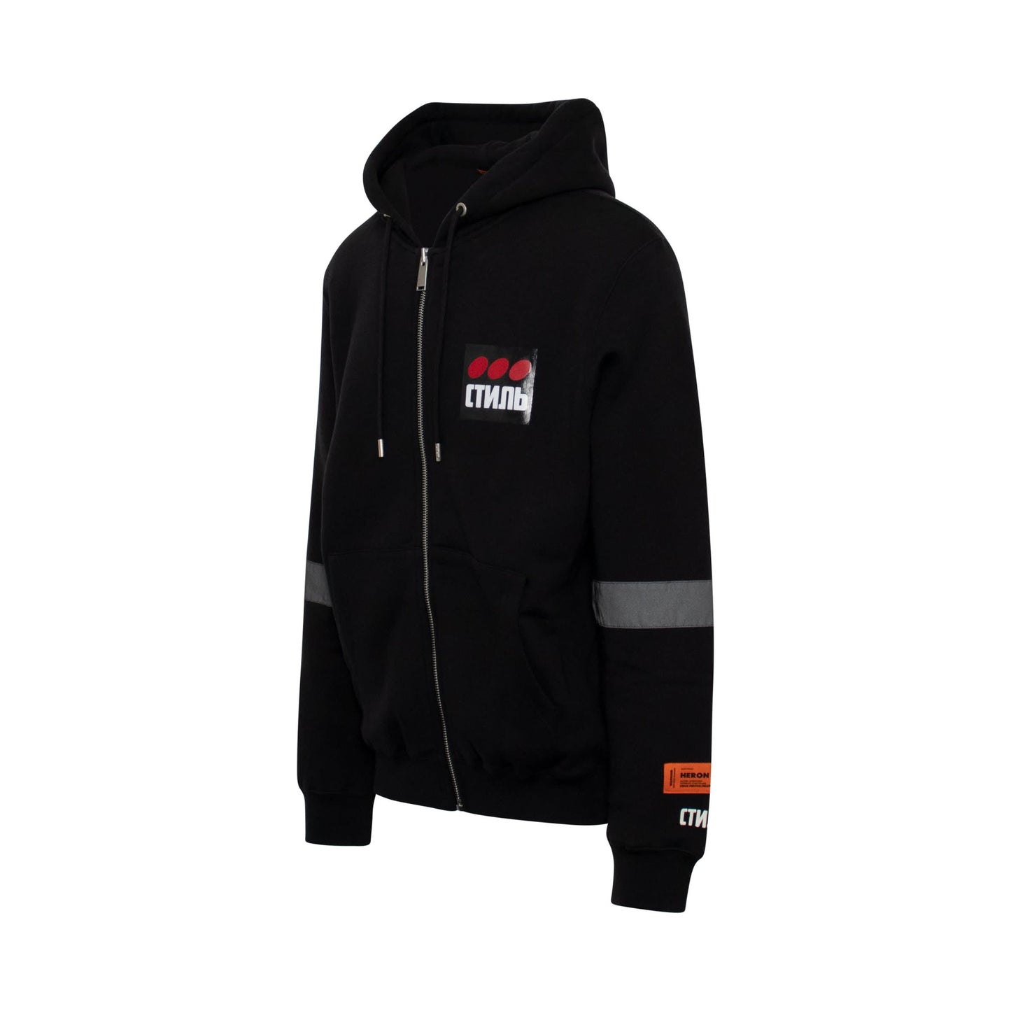 Heron Preston CTNMB Zip Hoodie in Black