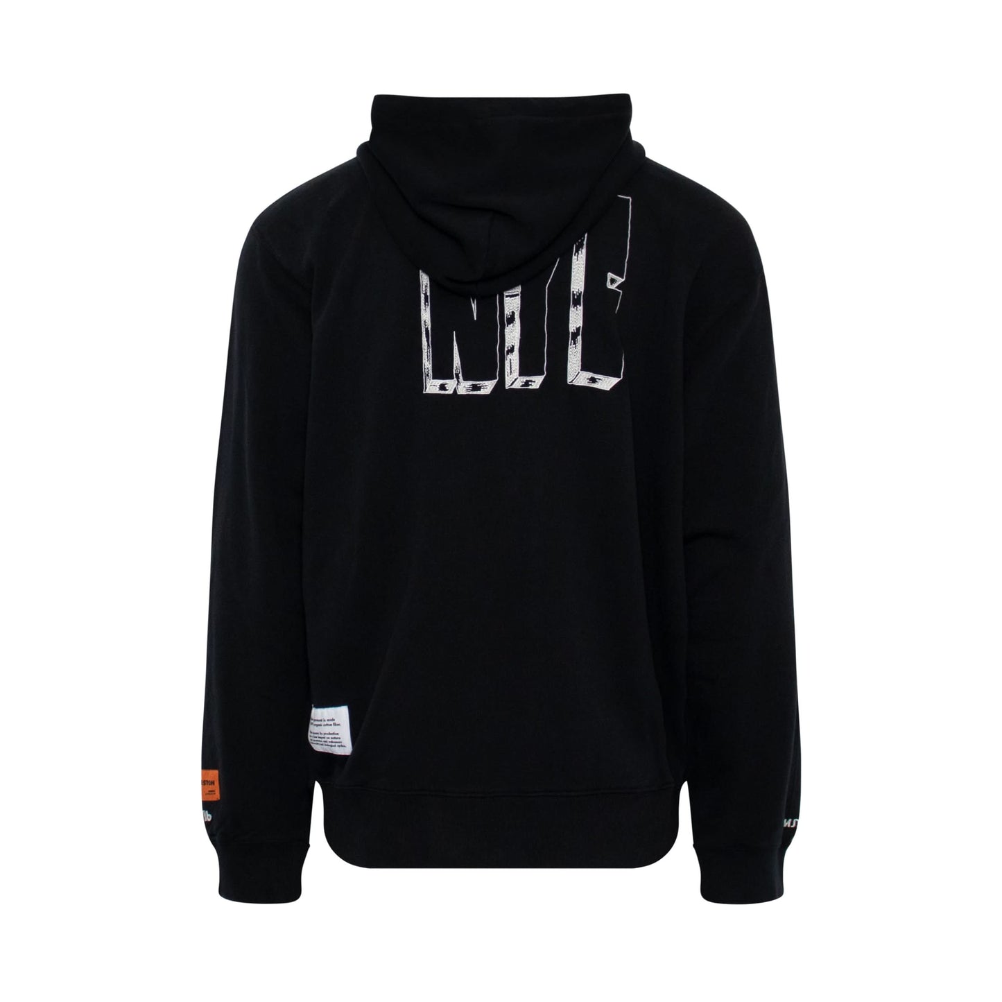 CTNMB Spray Zip Hoodie in Black