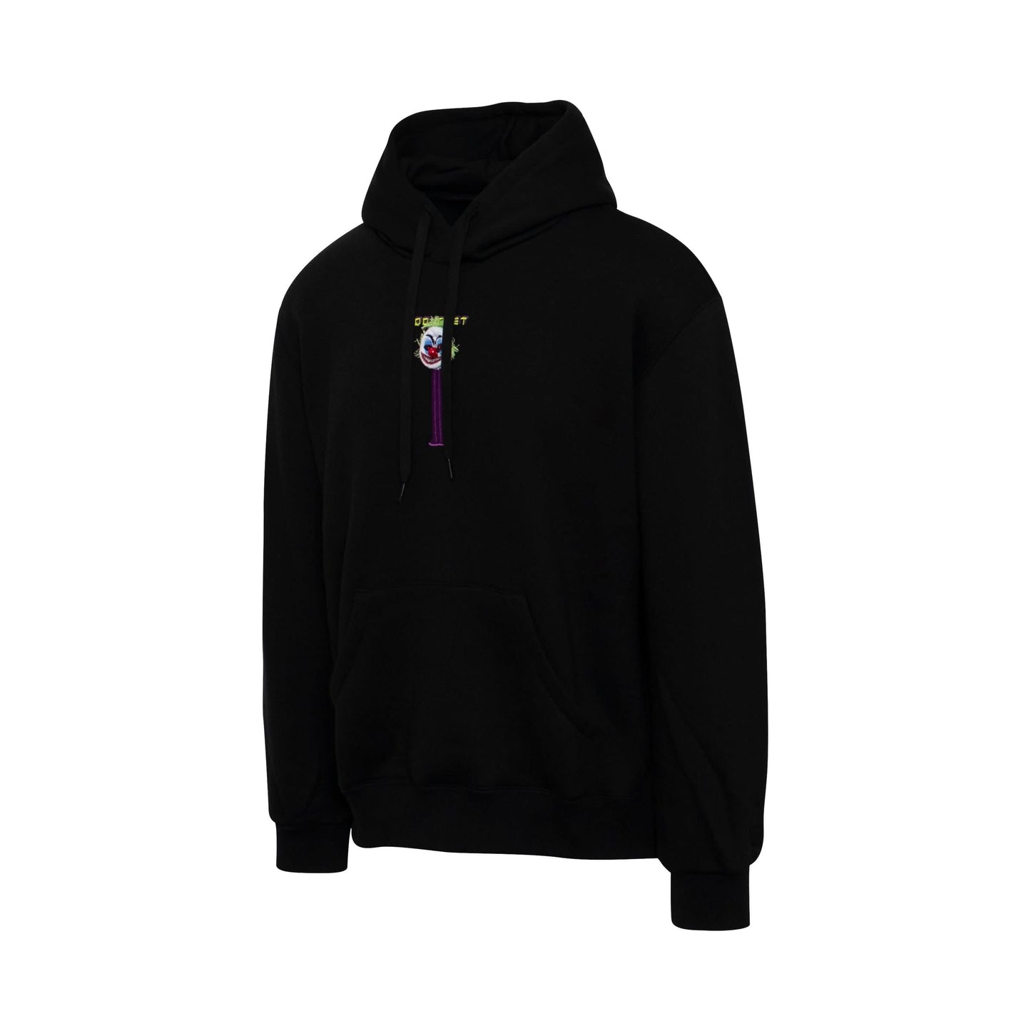 Puppet Embroidery Hoodie in Black