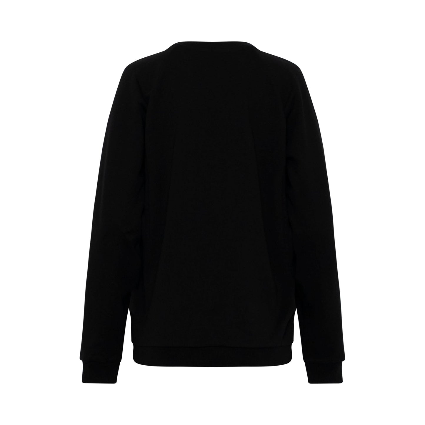 Balmain Printed Logo Sweatshirt in Black/White