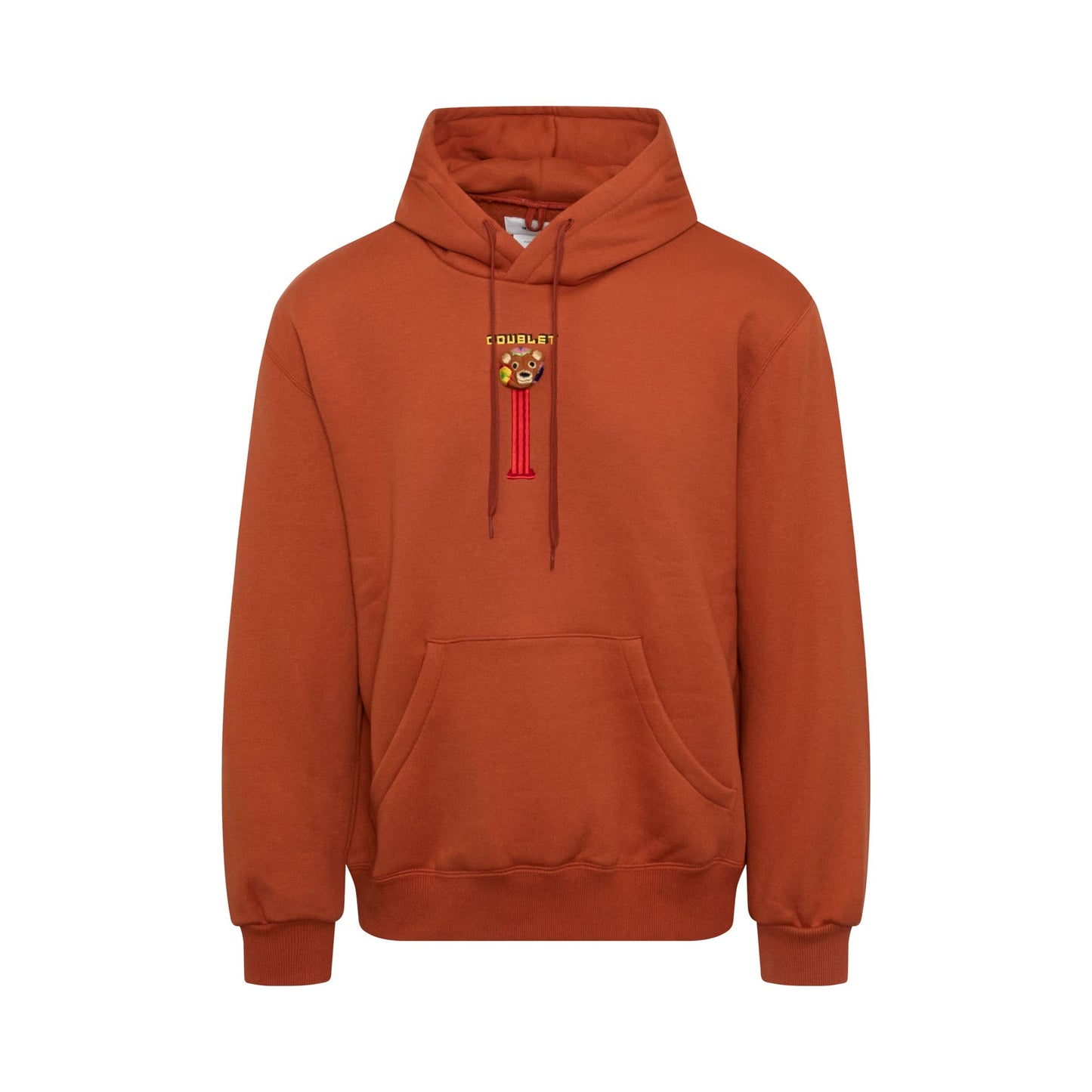 Puppet Embroidery Hoodie in Brown