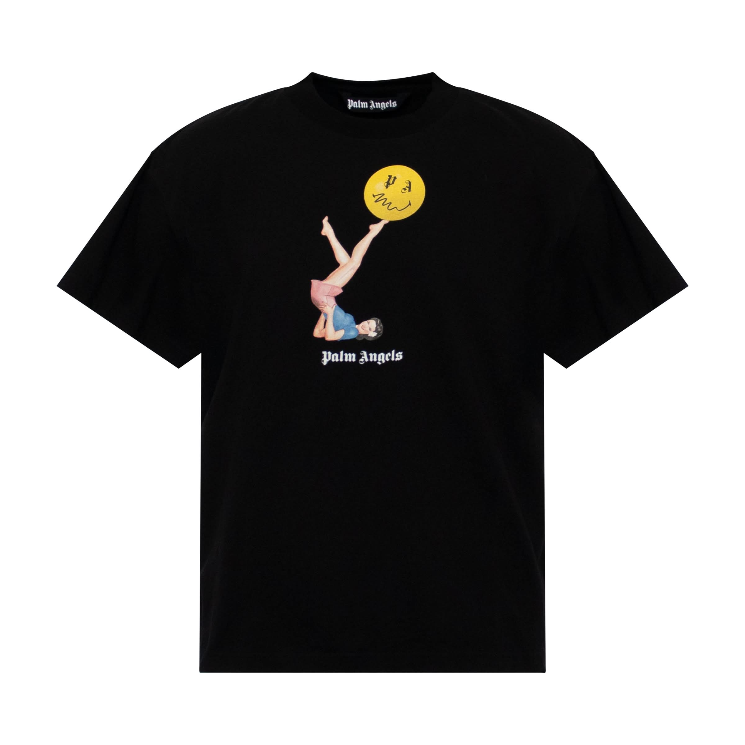 Juggler Pin Up T-Shirt in Black