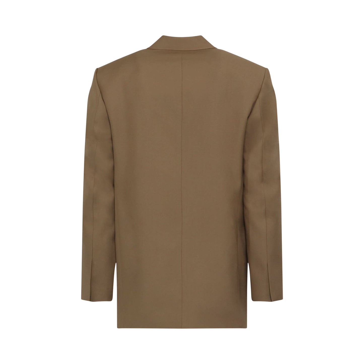 Suit Logo Blazer in Beige