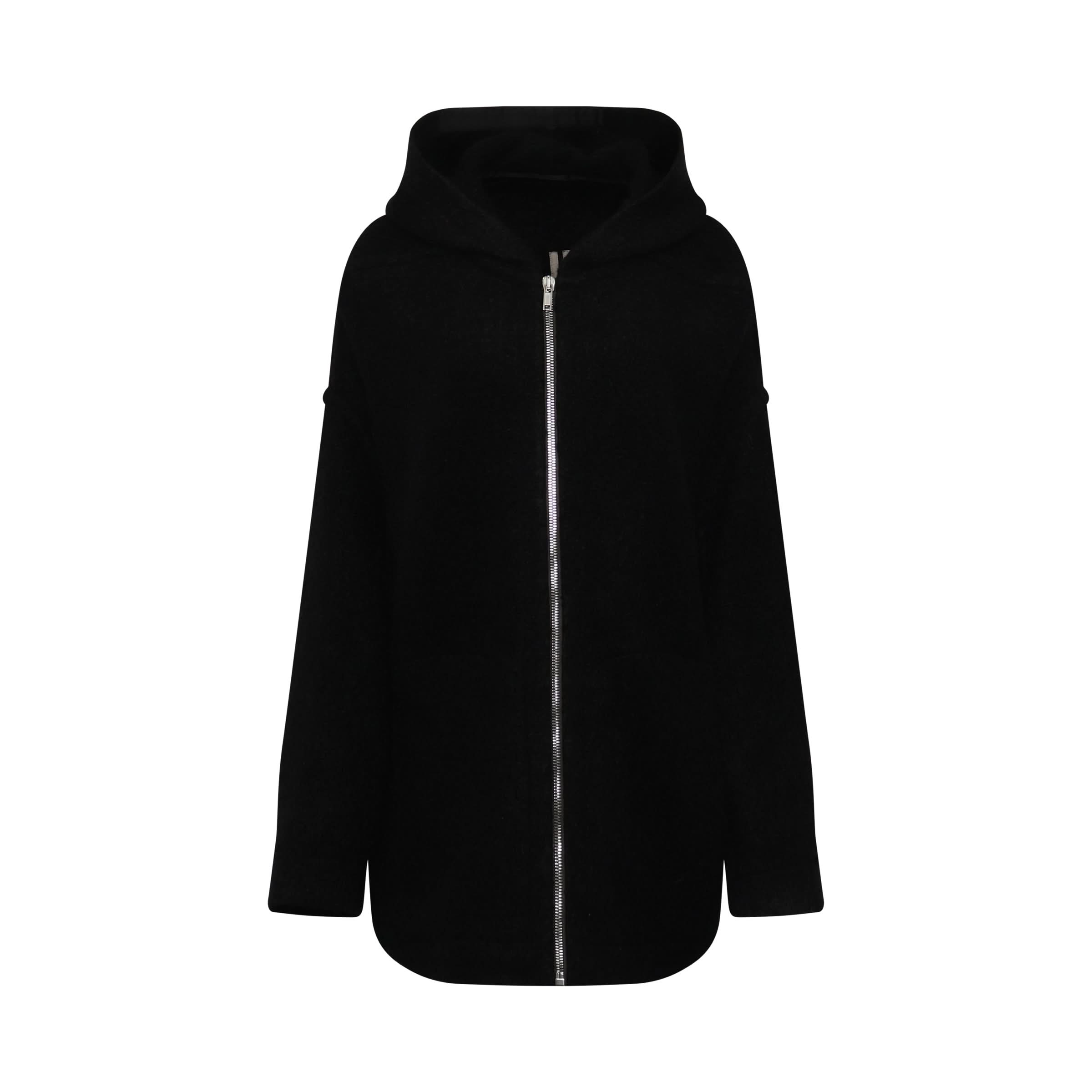 Zip Front Peter Jacket in Black