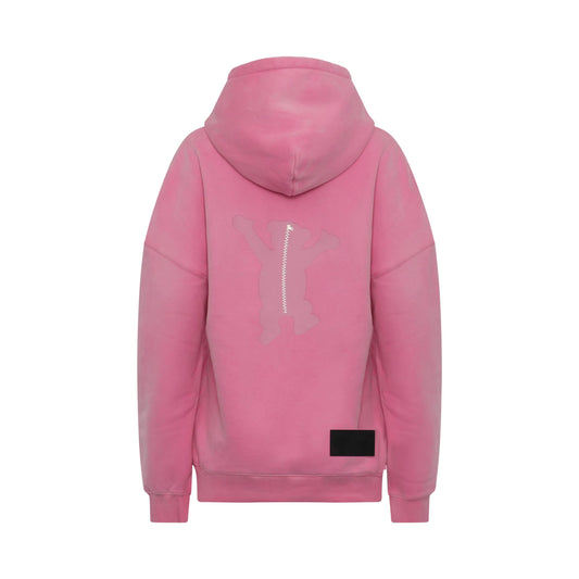 Classic Teddy Hoodie in Pink