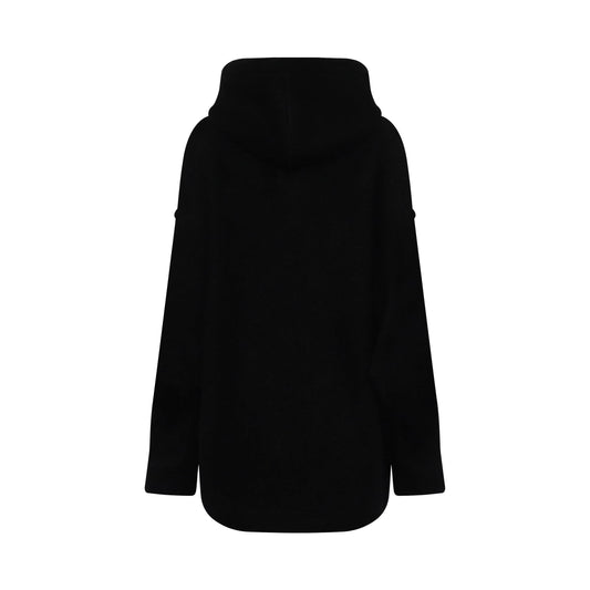 Zip Front Peter Jacket in Black