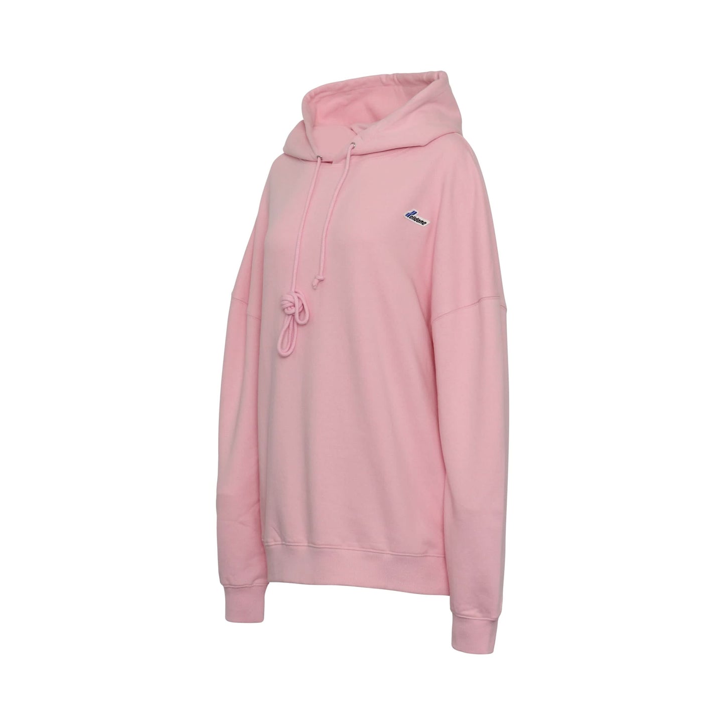 WD Embroidered Logo Hoodie in Pink