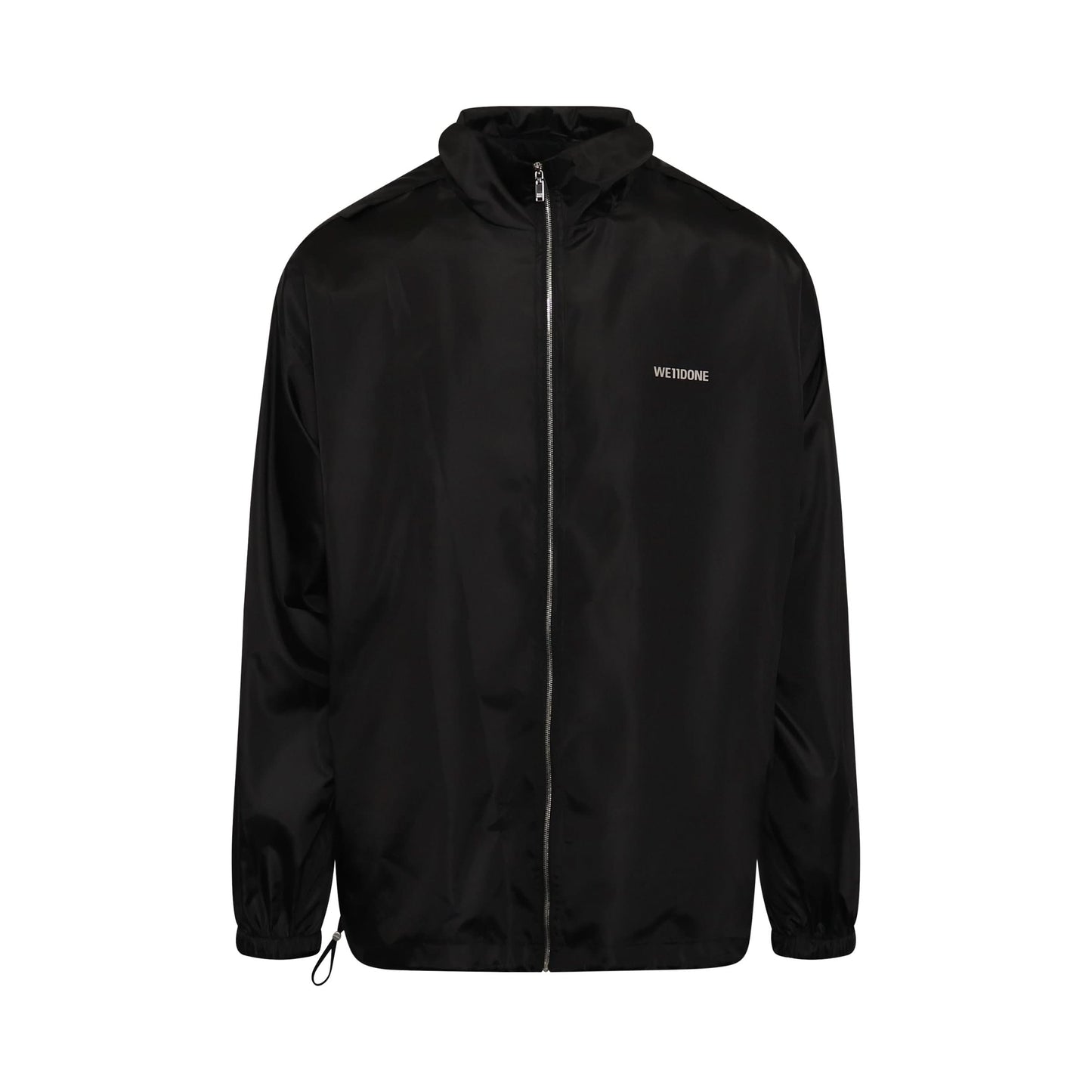 Logo Windbreaker Jacket in Black