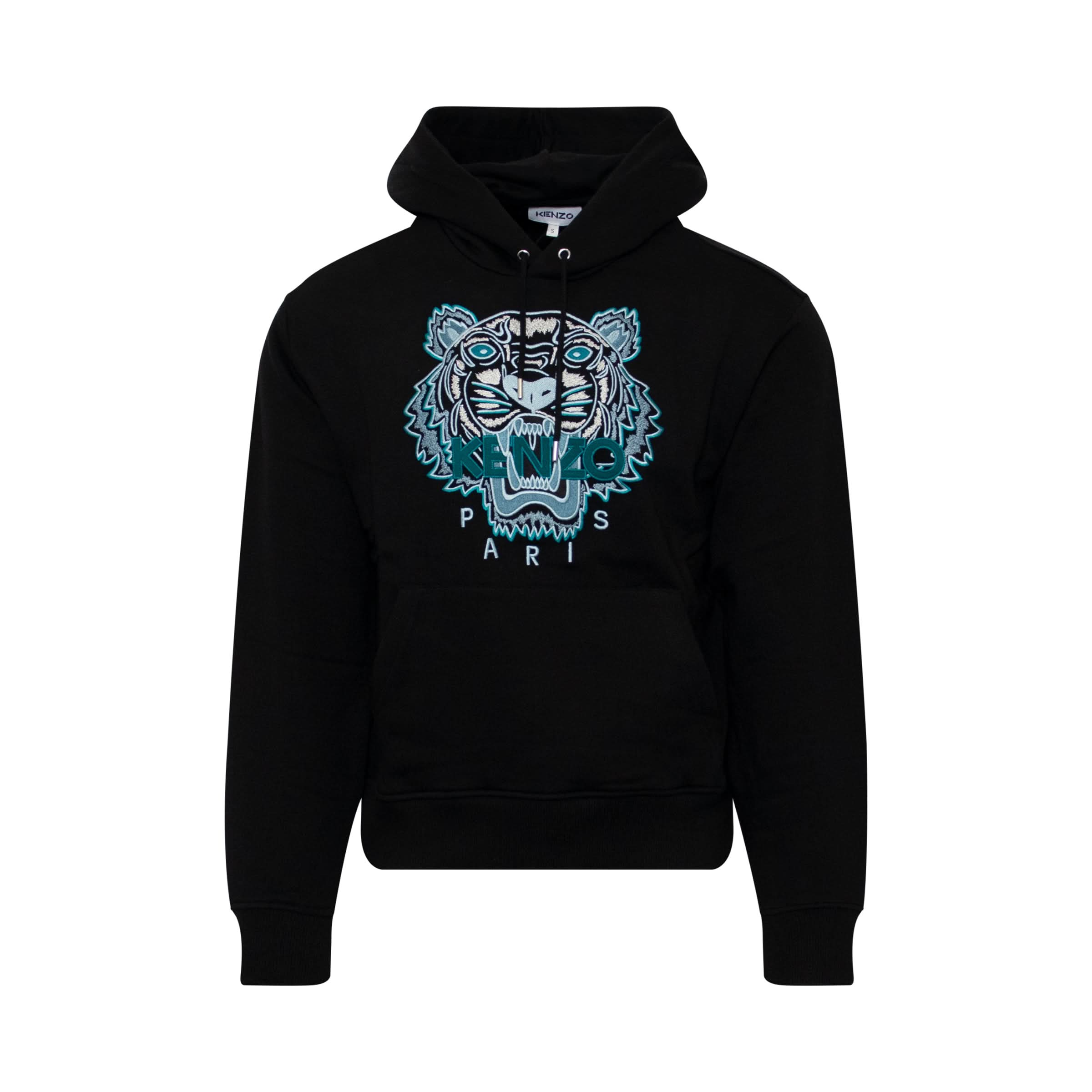 Kenzo Classic Tiger Hoodie in Black