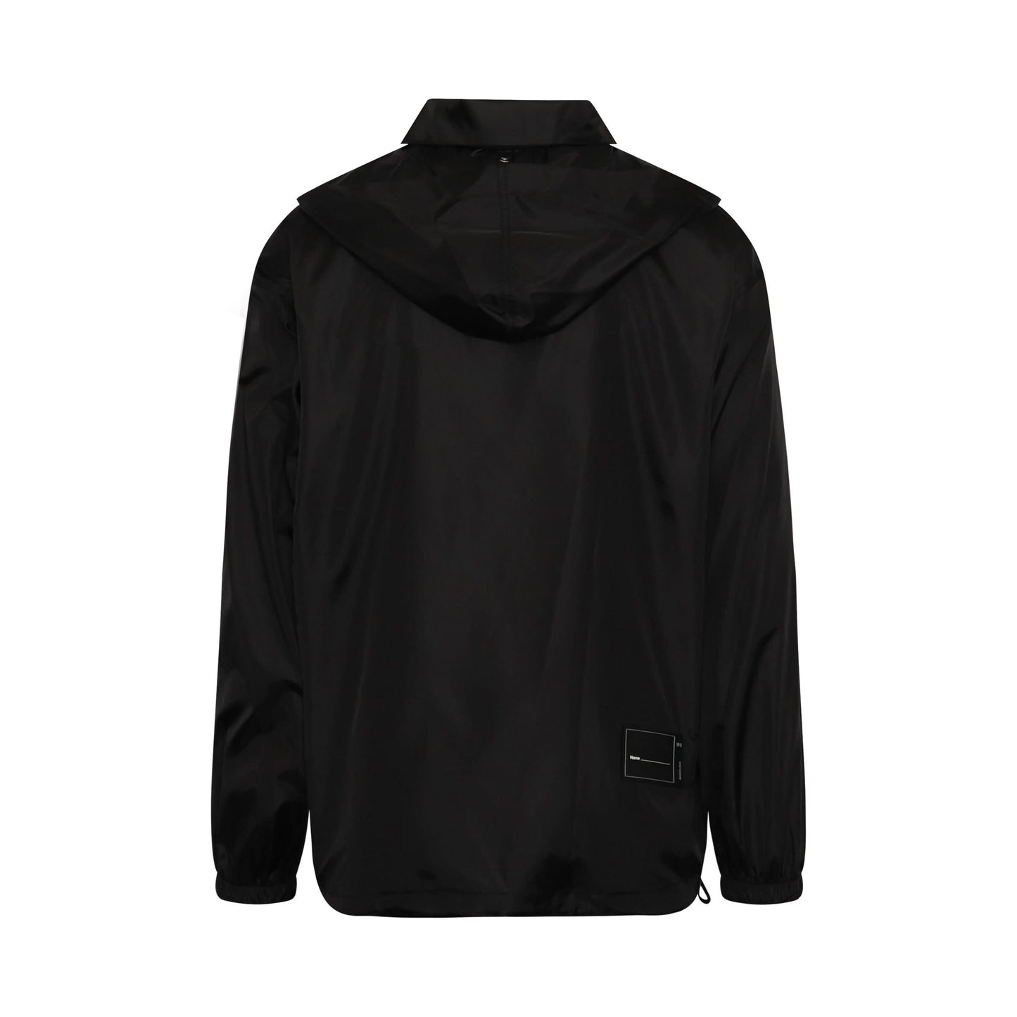 Logo Windbreaker Jacket in Black