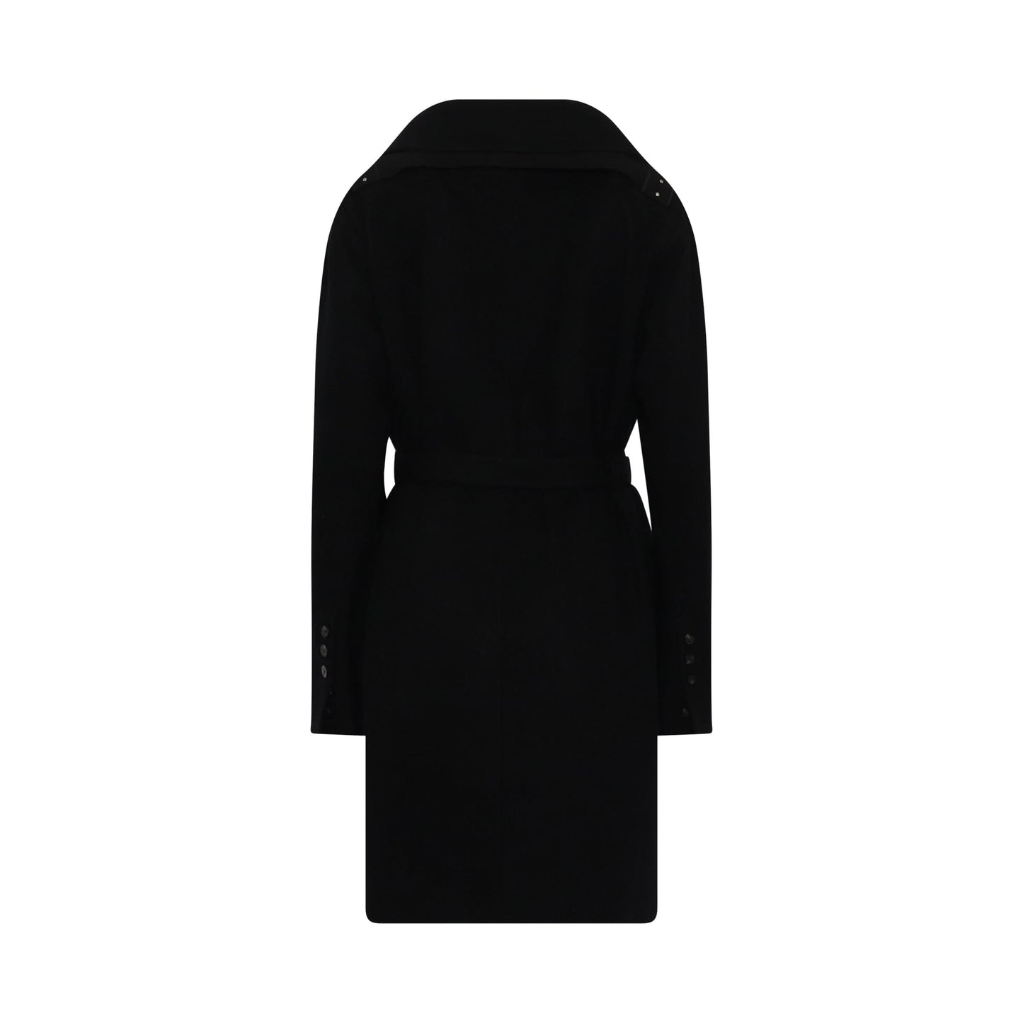 Performa Padded Trench Coat in Black