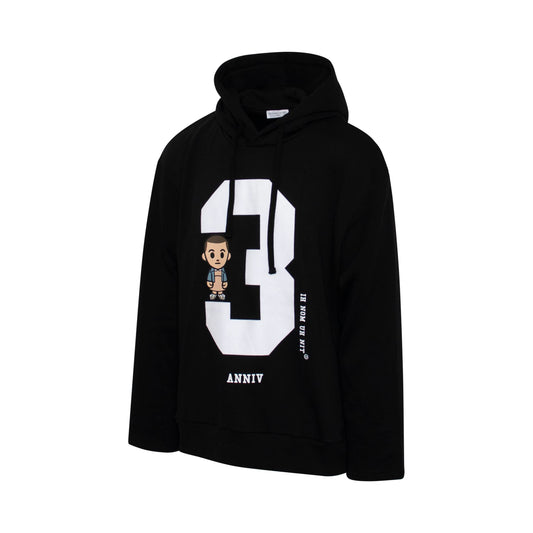 3 Eleven Hoodie in Black