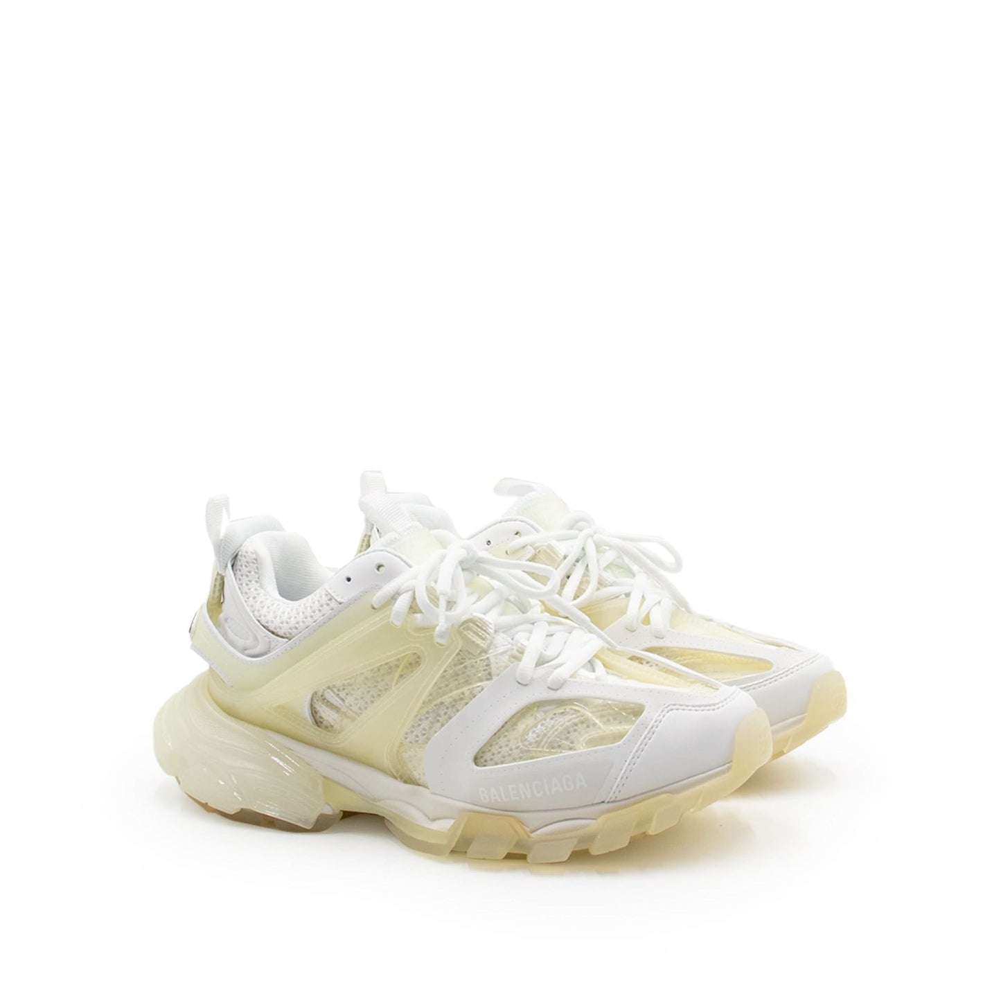 Track Clear Sole Sneaker in White