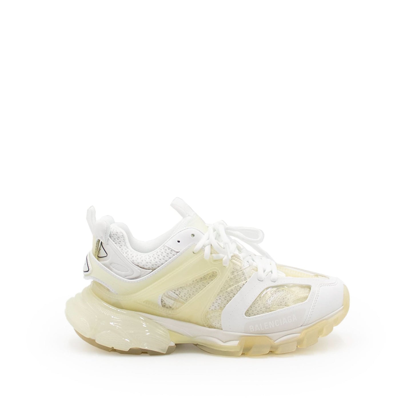 Track Clear Sole Sneaker in White