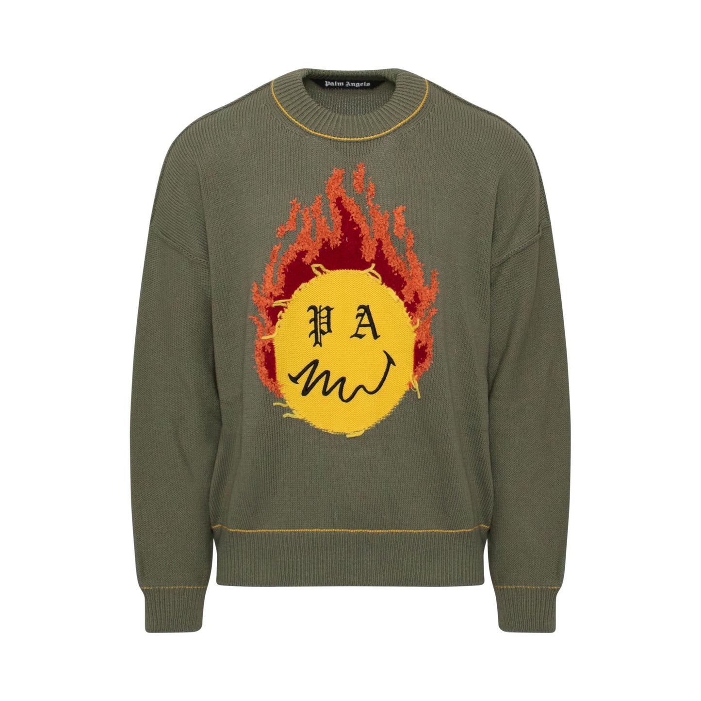 Burning Head Knitwear in Military