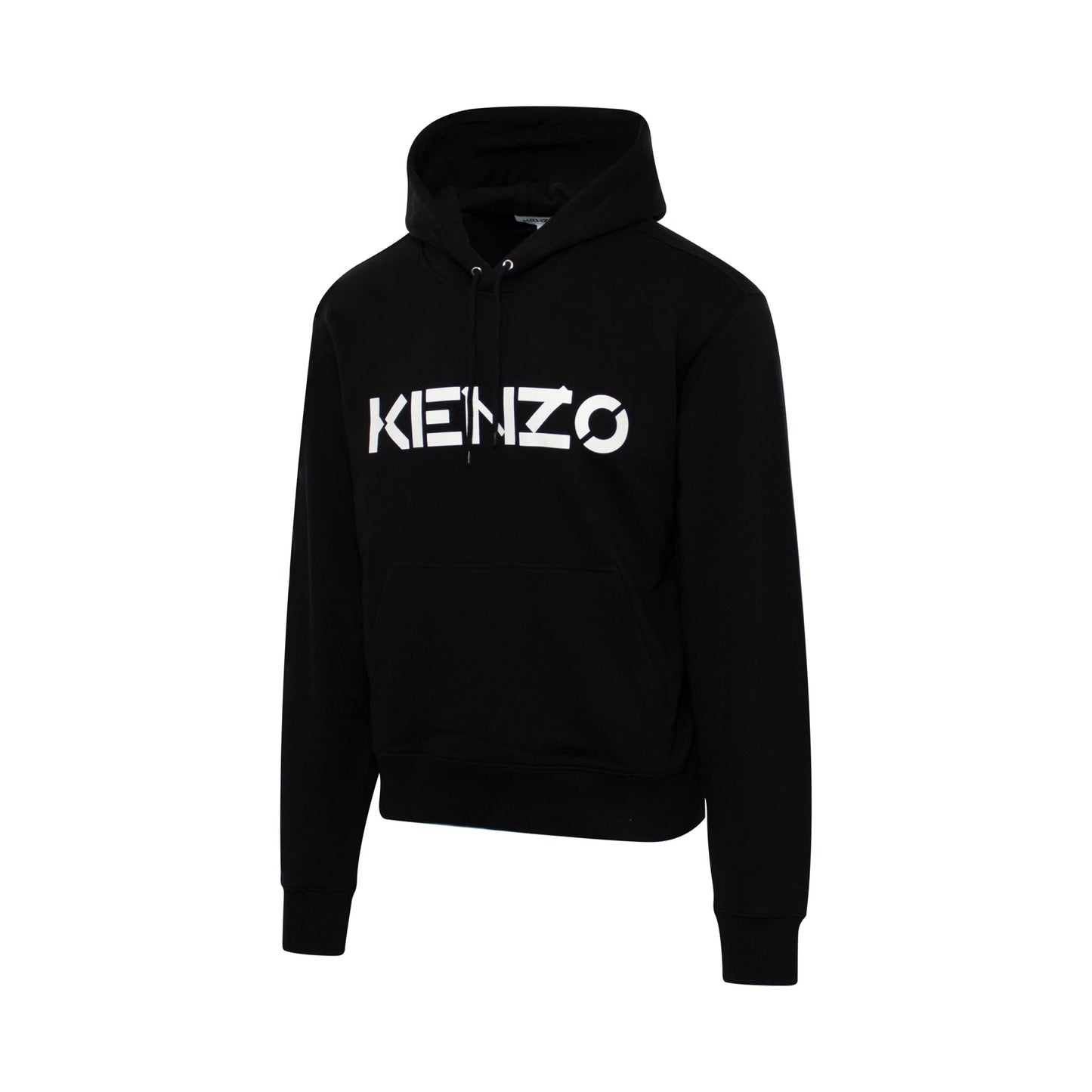 Kenzo New Logo Hoodie in Black