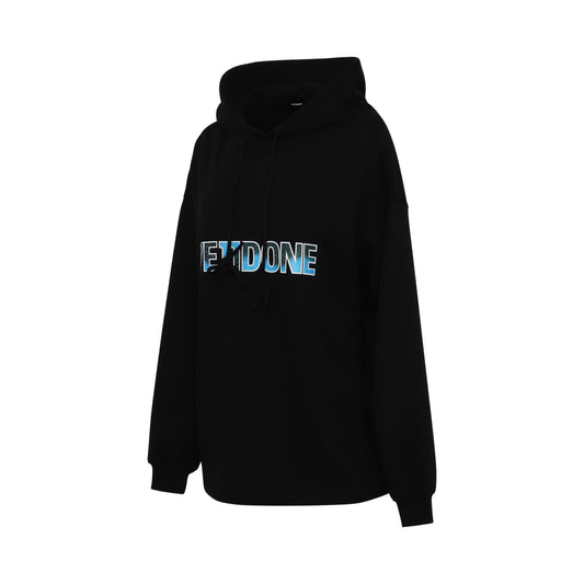 We11done New Logo Hoodie in Black