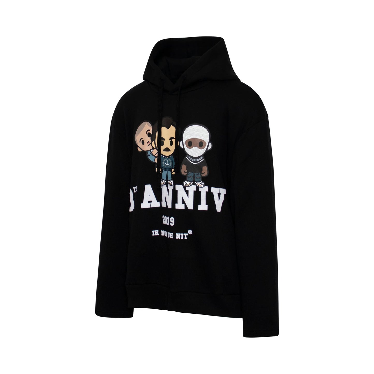 All 3 Anniversary Hoodie in Black