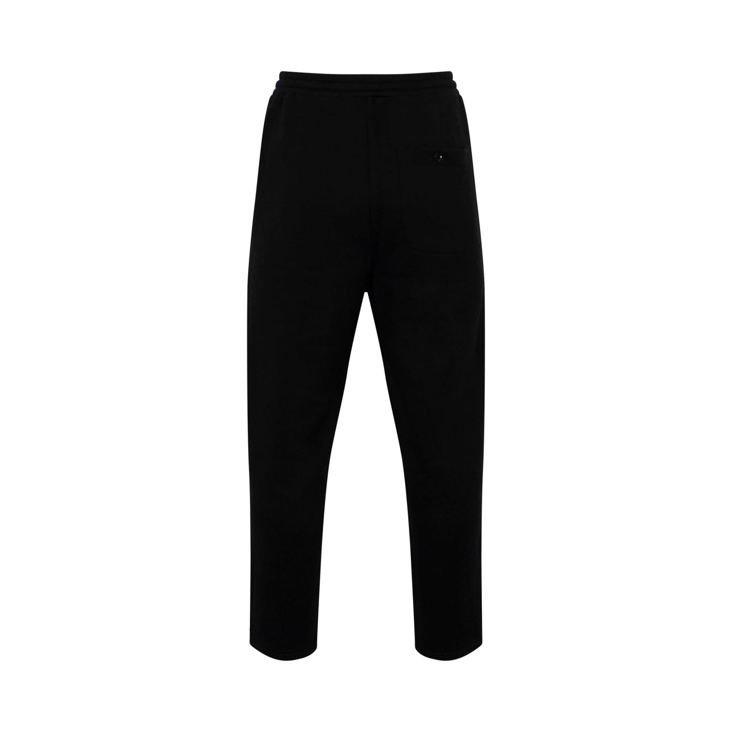 Puppet Embroidery Sweat Pants in Black