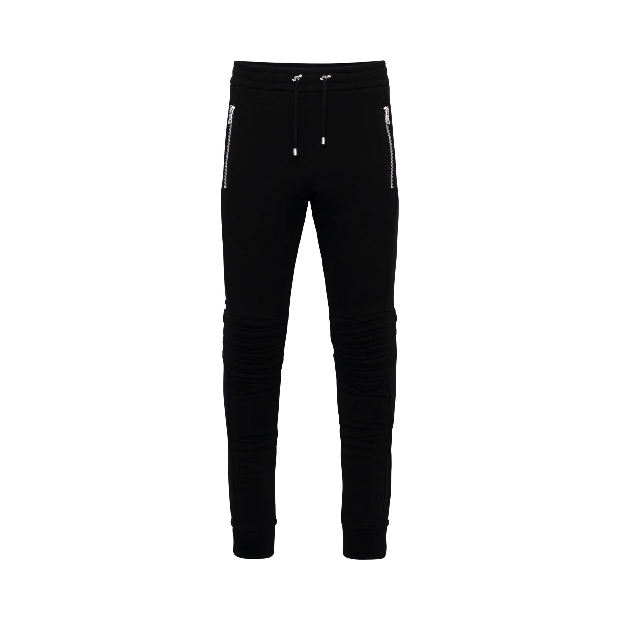 Logo Embossed Sweatpants in Black