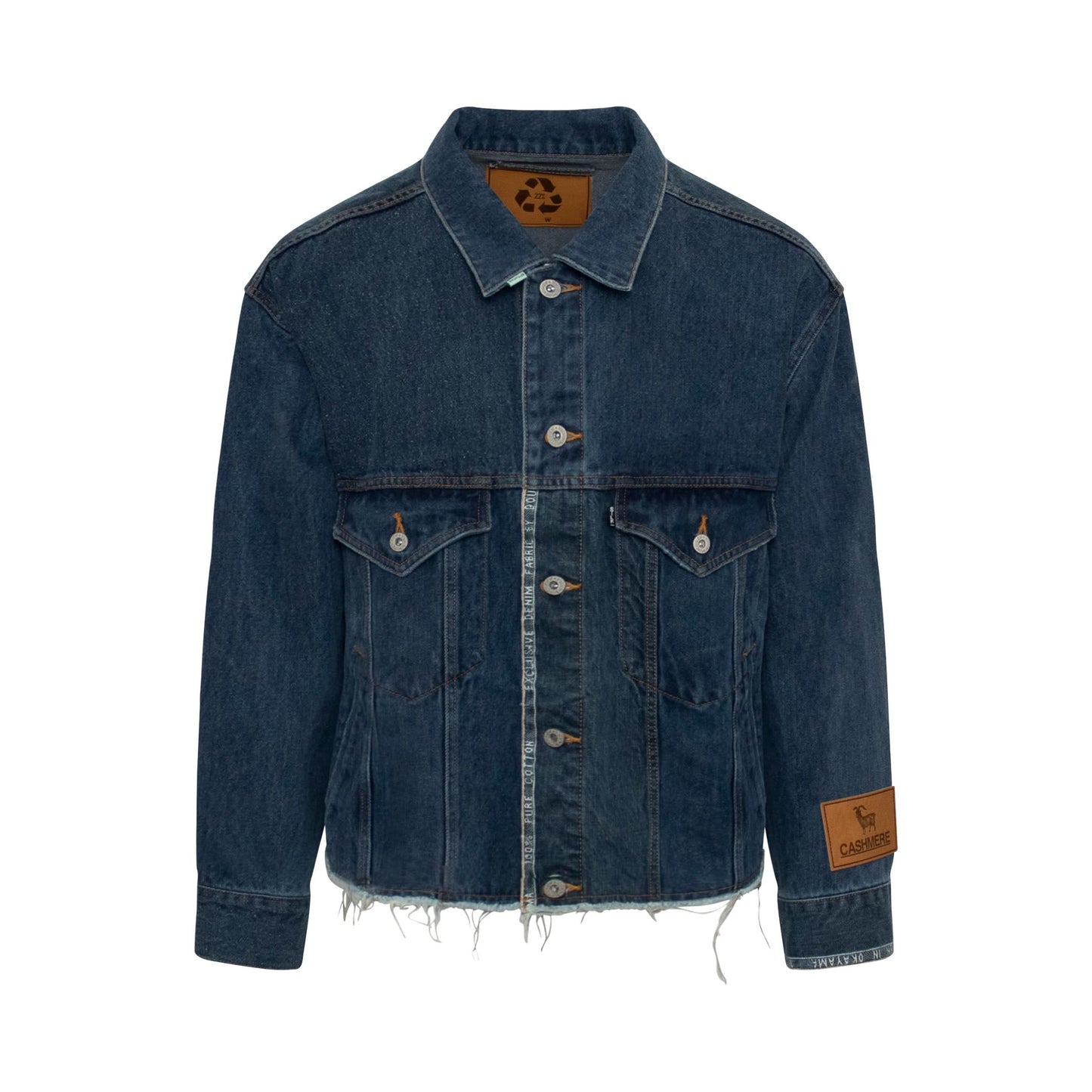 Upcycle Original Denim Patchwork Jacket in Indigo