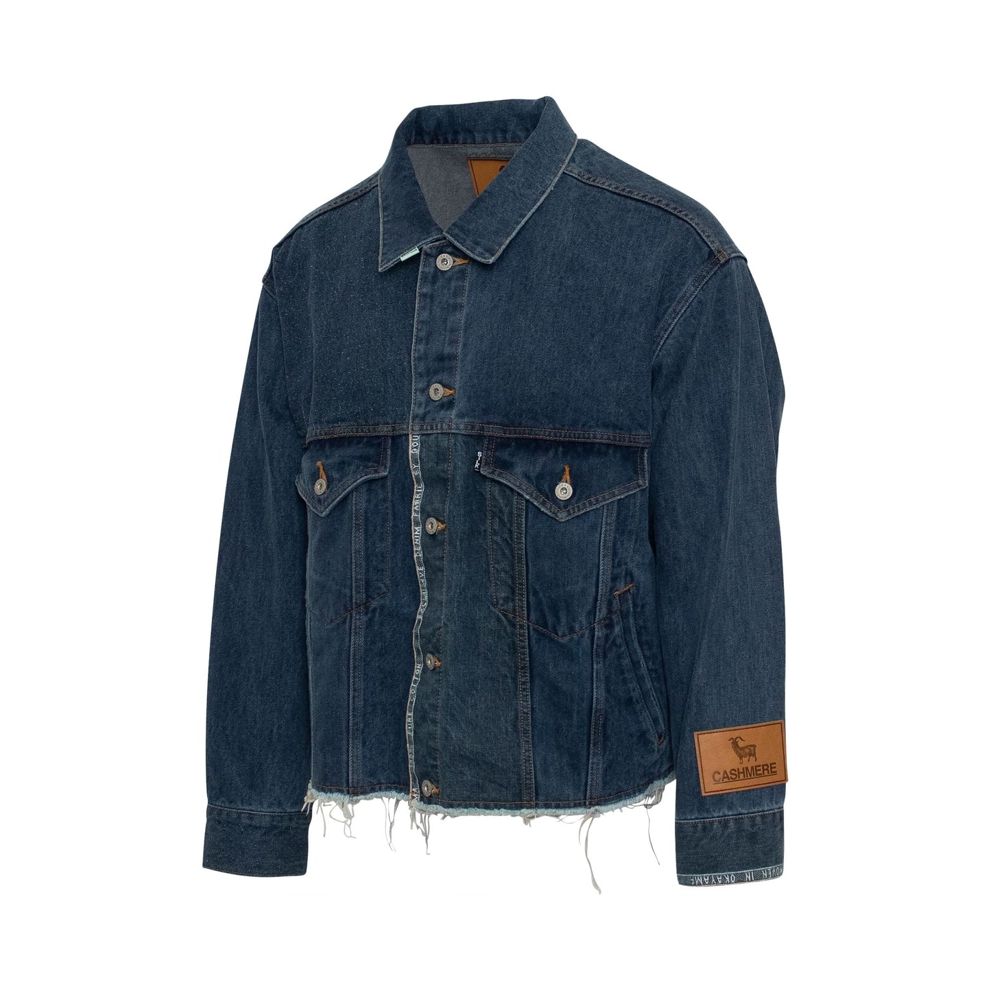 Upcycle Original Denim Patchwork Jacket in Indigo