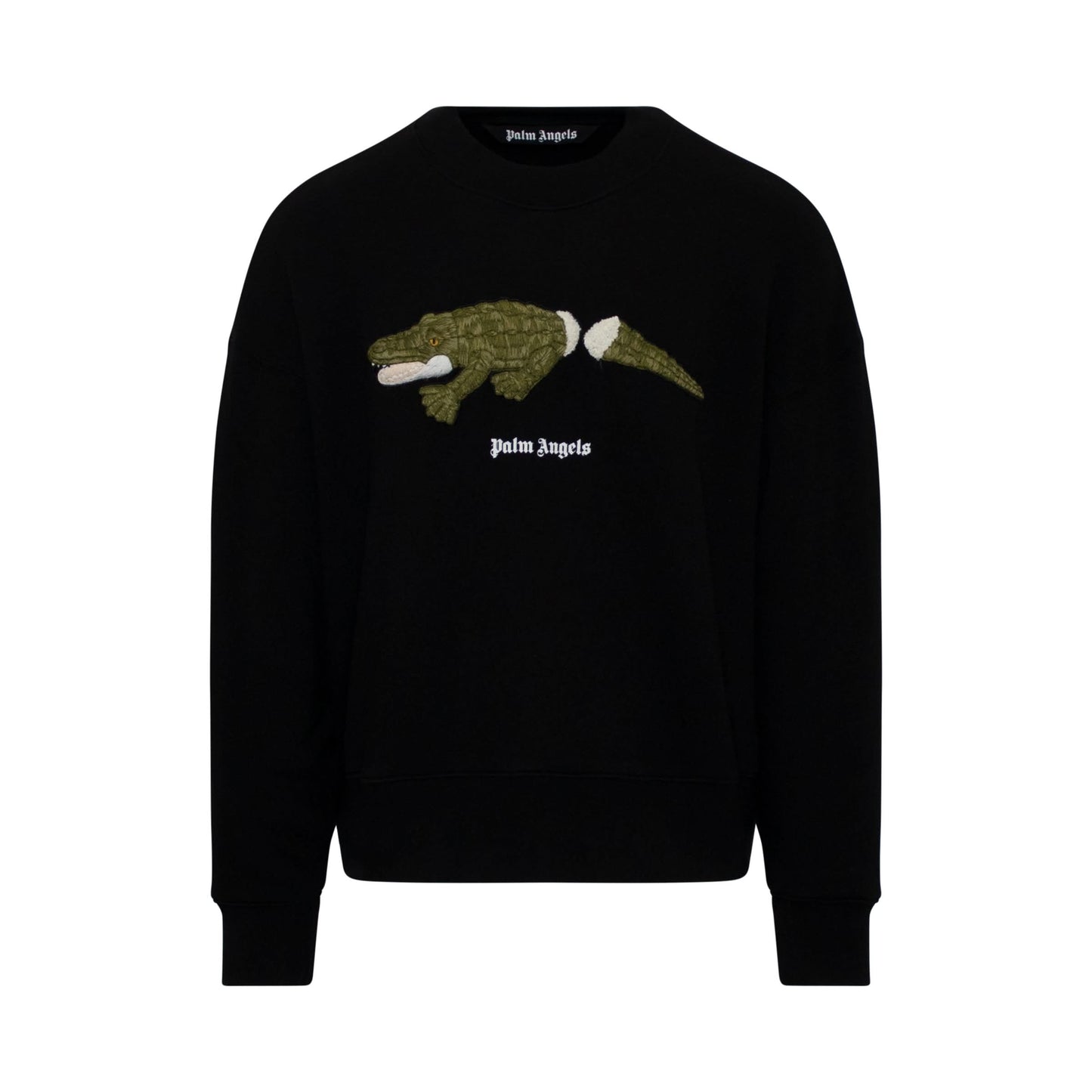 Crocodile Sweatshirt in Black