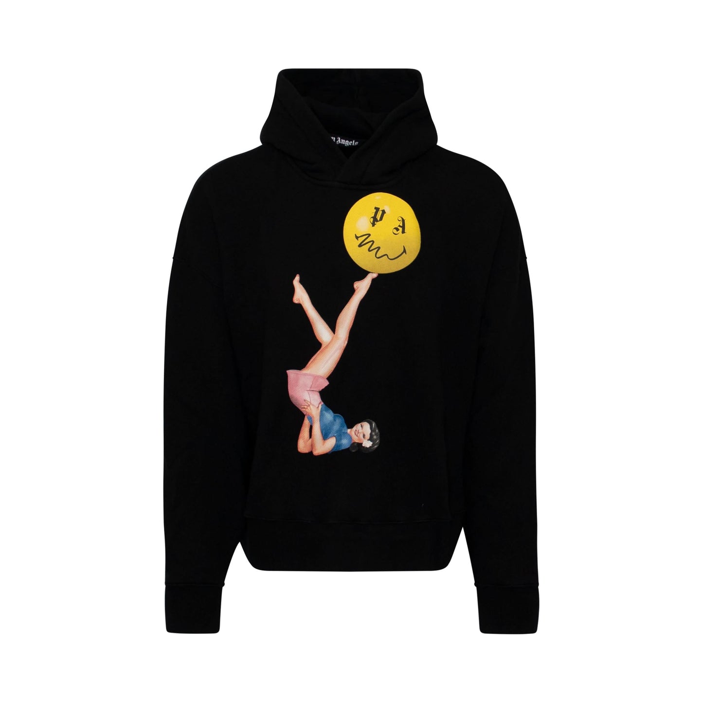 Juggler Pin Up Hoodie in Black