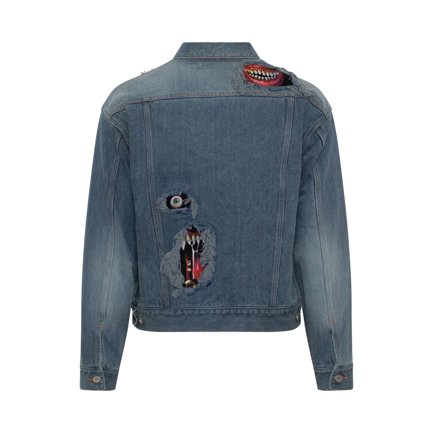 Recycle Denim Monster Repair Jacket in Indigo