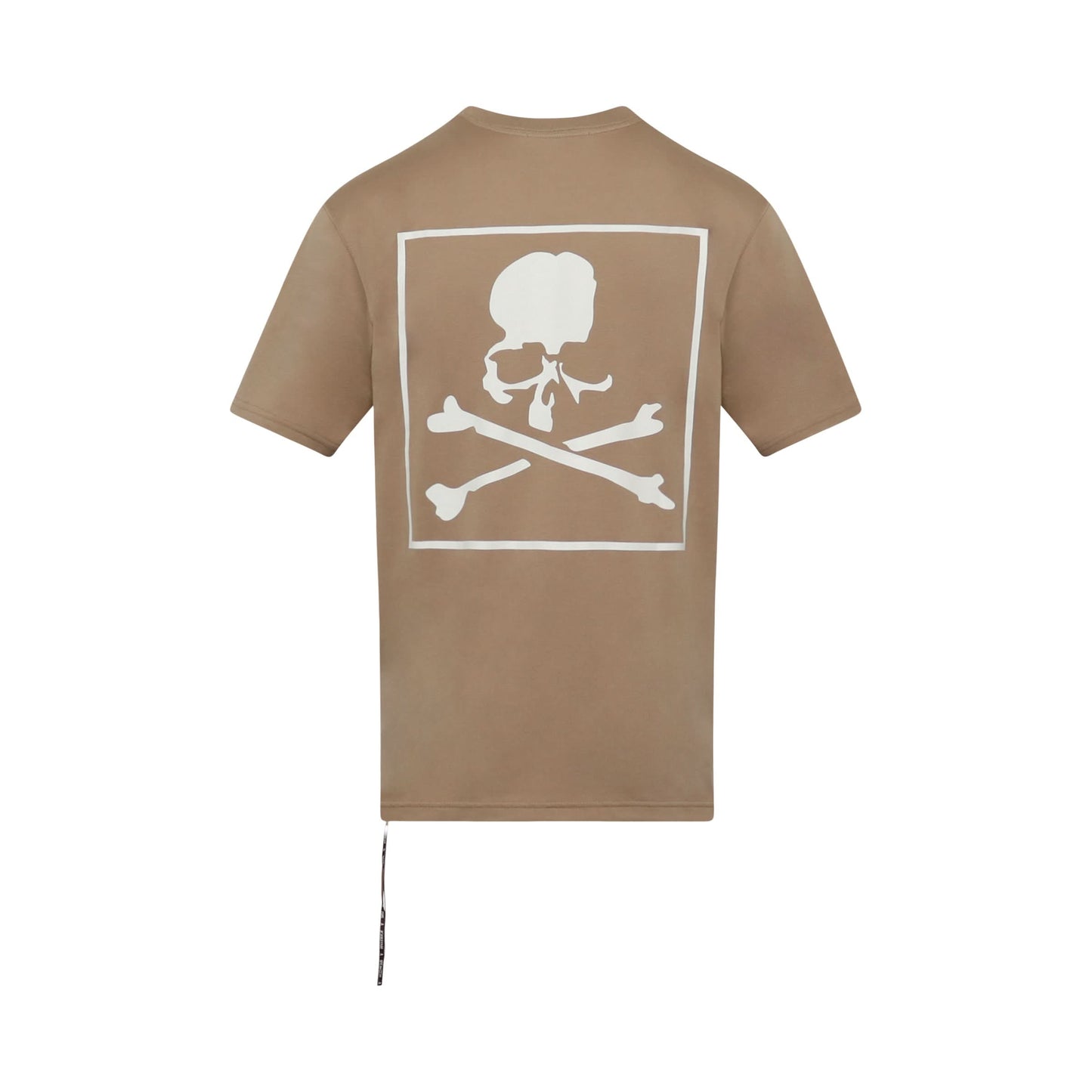 Boxed Logo T-Shirt in Beige