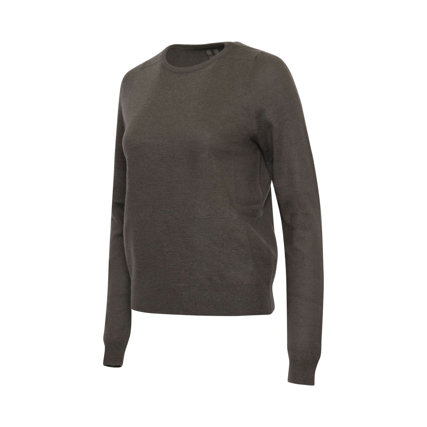 Round Neck Knit Sweater in Dust