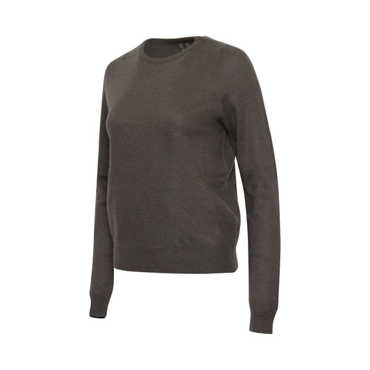 Round Neck Knit Sweater in Dust