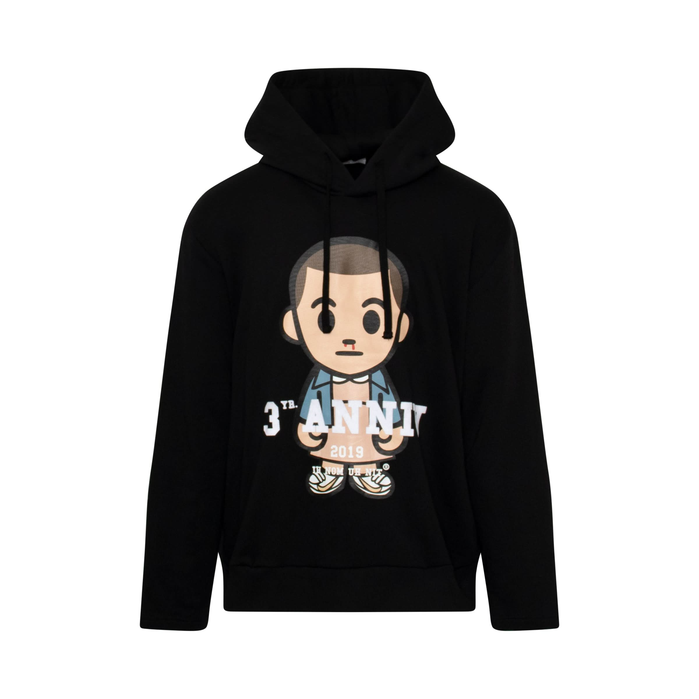 Big 3 Eleven Hoodie in Black