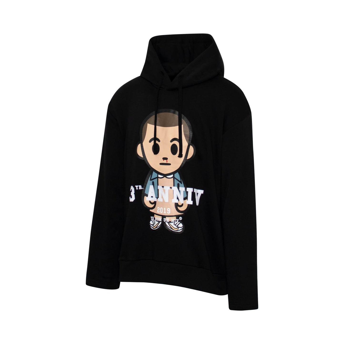 Big 3 Eleven Hoodie in Black