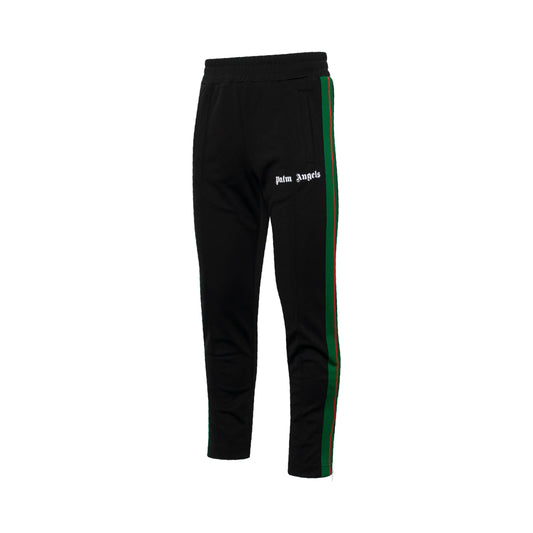 College Slim Track Pants in Black