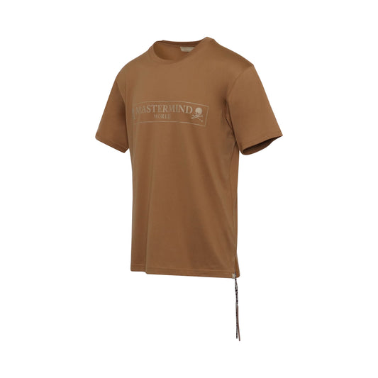 Boxed Logo T-Shirt in Camel