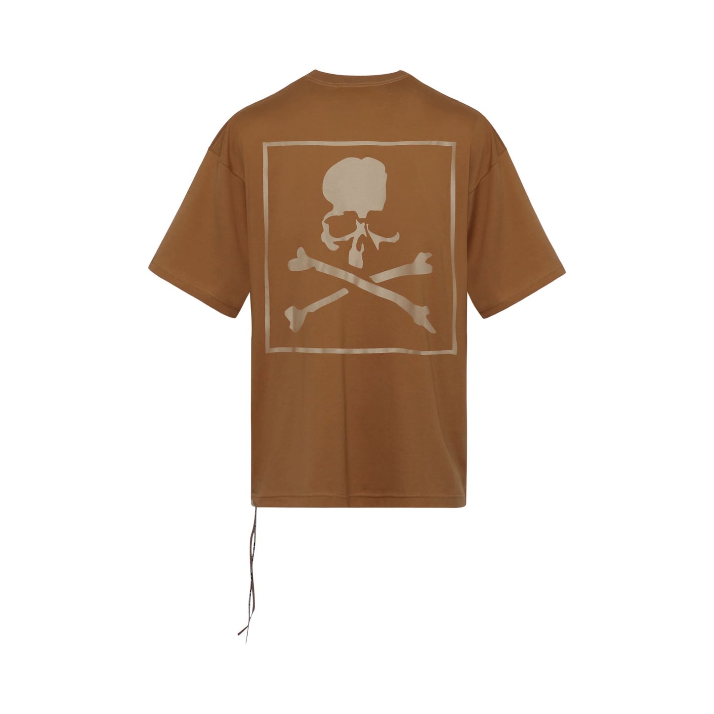 Boxed Logo Boxy Fit T-Shirt in Camel